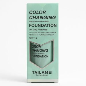 TAILAMEI Color Changing Foundation SPF 15 | تايلايمي فاونديشن متغير اللون بتقنية التكيّف التلقائي