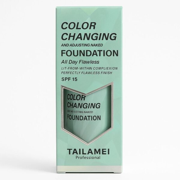 TAILAMEI Color Changing Foundation SPF 15 | تايلايمي فاونديشن متغير اللون بتقنية التكيّف التلقائي
