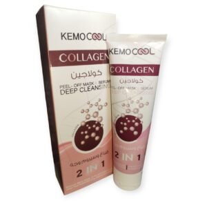 KEMO COOL Collagen Peel-Off Mask & Serum 2 in 1 | كيمو كول قناع وسيروم كولاجين للوجه 2 في 1