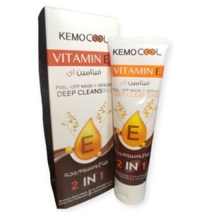KEMO COOL Vitamin E Peel-Off Mask & Serum 2 in 1 | كيمو كول قناع وسيروم فيتامين E للوجه 2 في 1
