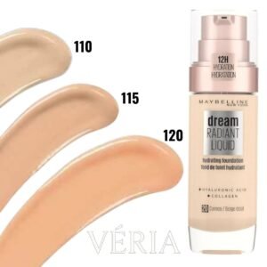 Maybelline Dream Radiant Liquid Foundation | ميبلين دريم راديانت فاونديشن سائل مرطّب