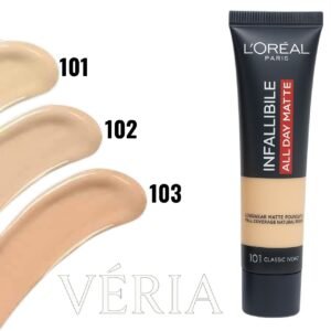 L'Oréal Paris Infallible All Day Matte Foundation | لوريال باريس إنفاليبل كريم أساس مطفي طوال اليوم