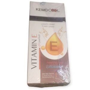 KEMO COOL Vitamin E Whitening Face Wash Cream | كيمو كول غسول كريم مبيّض للوجه بفيتامين E