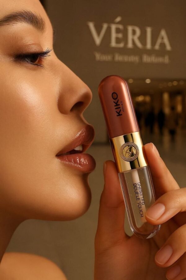 KIKO Unlimited Double Touch Lipstick أحمر شفاه مزدوج من كيكو – التغطية الثابتة واللمعان معًا